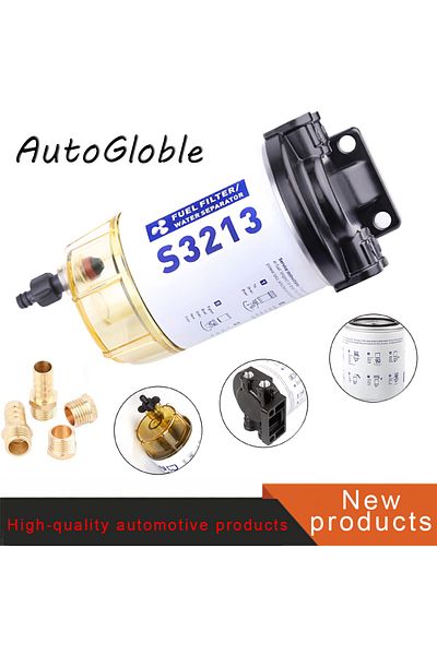 LARATH S3213 Fuel Water Separator Filter Assembly Compatible with Outboard Motor Mercury  Yamaha Racor S...