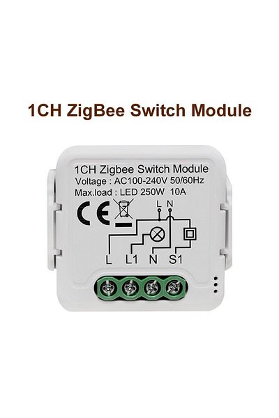 Choice Jr-zds02 Girier Tuya Zigbee 3.0 Switch Module 10a Smart Home Diy Breaker 1 2 3 4 Gang Supports 2 Way