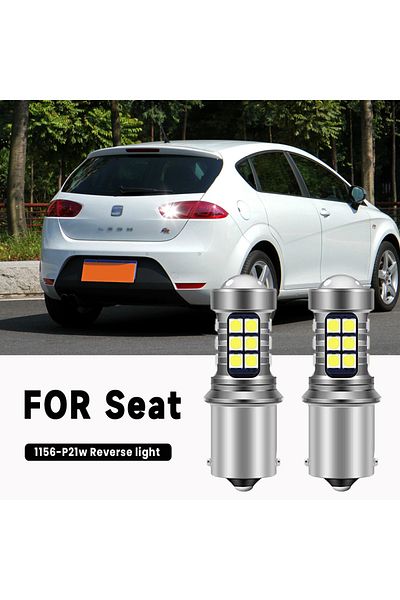 Choice 2pcs LED Backup Light Reverse Lamp Canbus Accessories For para Seat Leon MK1 1 M 2 MK2 1999-2012 ...