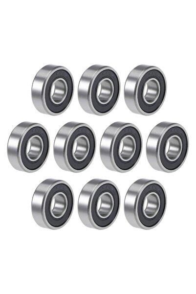 Choice29 688 8x16x5mm 10Pcs ABEC-1 -2RS Black 10pcs Deep Groove Ball Bearing ...