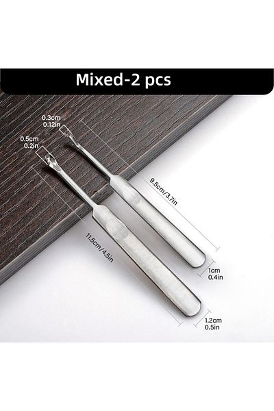 Choice Mixed-2 Pcs Set Wuta Leather Tools Groover Skiving Tool Edge Bevelers Trenching Device Diy Hand Craf