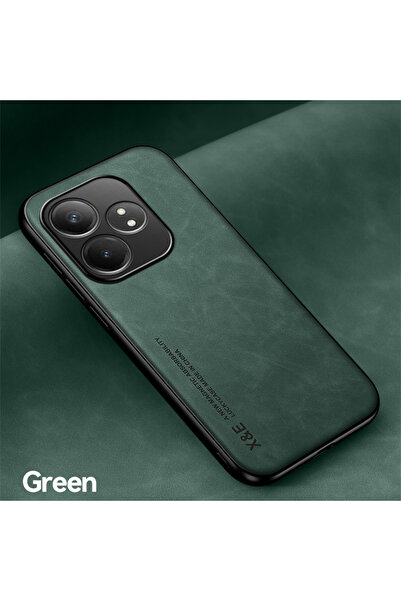 Choice جراب مقاوم للصدمات لهاتف Realme GT 6 باللون الأخضر لهاتف Realme GT 6 6...