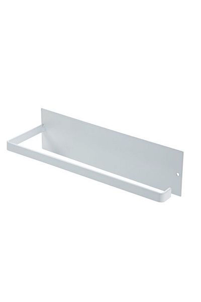 Choice White Kitchen Carbon Steel Paper Towel Holder No Punch Cabinet Paper Shelf Household Roll Paper Hang