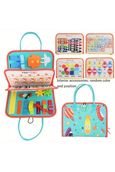 Choice Green Montessori Busy Board Educational Activity Developing Sensory Board Fine Basic Dress Motor Ski