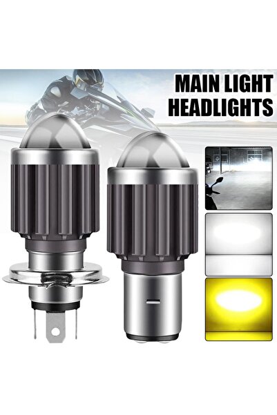 Choice1 BA20D أبيض أبيض 1 قطعة H4 BA20D مصباح أمامي للدراجات النارية لمبات LE...