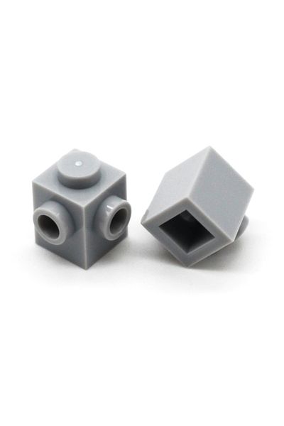 Choice Light Grey 30pcs 30pcs Moc 26604 Brick Modified 1x1 With Studs On 2 Sides Adjacent Building Blocks S