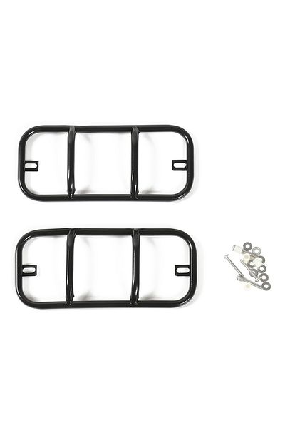 Choice Black Shineka Lamp Hoods For Suzuki Jimny 2007 Up Iron Car Rear Bumper Fog Lamp Light Decoration Cov