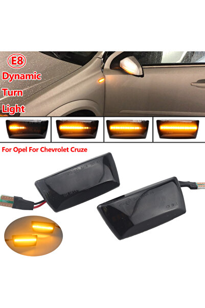 Choice Dynamic Black Type 2PCS For Opel Insignia Astra H Zafira B Corsa D For Chevrolet Cruze Led Dynamic S