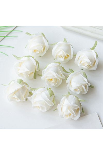 Choice 10pcs Color 2 Cheap Rose Head Silk Artificial Flowers For Home Wedding Arch Craft Supplies Decoratio