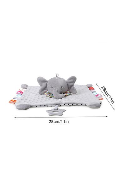 Choice Elephant Newborn Baby Plush Stuffed Toys Cute Animal Blanket Comforter Bunny Elephant Soothe Appease