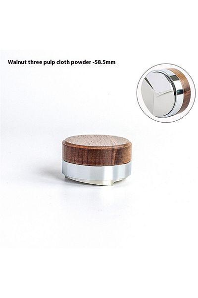 Choice 58.5mm Distributor 51 53 58.5mm Coffee Tamper Coffee Distributor Tool Walnut Cover Head Espresso Lev