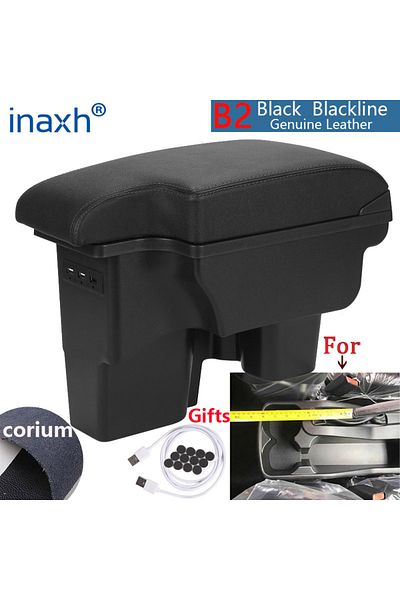 Choice B2 Black Corium For Toyota Hilux Armrest Box Retrofit Interior Parts Car Armrest Storage Box Holder