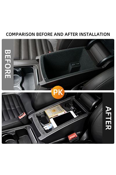 Choice Car Armrest Storage Box Tray for Volkswagen VW CC Passat B6 B7 2006-2015 Glove Holder Plate Conta...