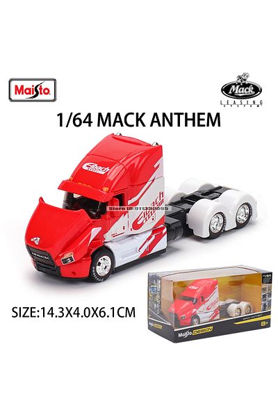 Maisto Mack Anthem 1:64 International Mercedes-benz Mack Anthem Trailer Model Simulation Car Model A