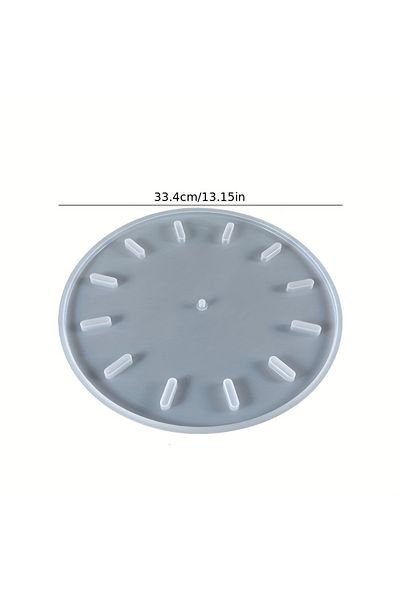 Choice Mold Large Clock Resin Mold,round Clock Silicone Mold Wall Hanging Clock Epoxy Mold With Pointer For