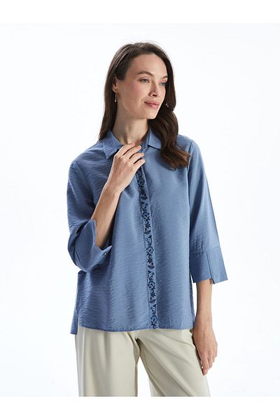 LC Waikiki Cămașă de damă cu broderie - S5G056Z8