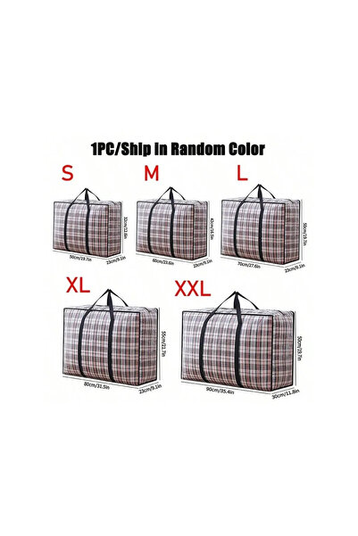 Choice حقيبة تخزين كبيرة الحجم من اللحاف والوسادة والبطانية بألوان عشوائية مقاس XXL، حقيبة تخزين ملابس خزانة المنزل