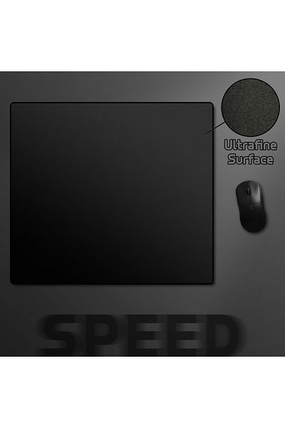 Choice وسادة ماوس سريعة سوداء اللون مقاس 45 × 40 × 0.4 سم ذات قاعدة مرنة عالية غير قابلة للانزلاق، وسادة ماوس للألعاب