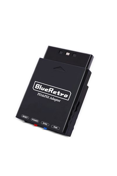 RetroScaler Black Blueretro Wireless Game Controllers Adapter For Psx Ps1 Ps2 To Ipega 9076 Ps4 Ps5