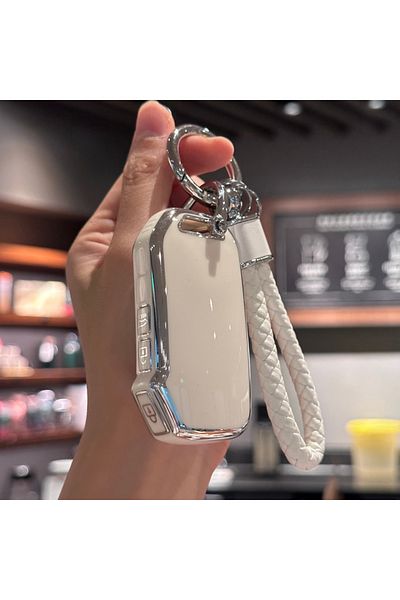 Choice White Key Fob Cover With Keychain Lanyard For Kia Sportage R Gt Stinger Sorento Ceed Cerato Forte Ni