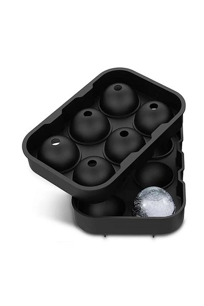 Choice Circular Large Ice Cube Trays Silicone Ice Cube Molds For Freezer With Lid Reusable Whiskey Ice Mold