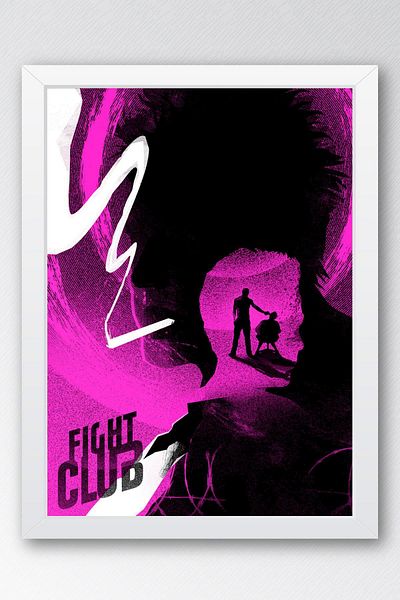 Saturn Pictură înrămată Fight Club - Pictură poster film Fight Club