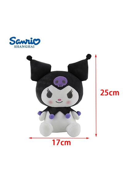 Choice 25cm A Sanrio Hello Kitty Plush Kuromi Melody Cinnamoroll Stuffed Toys Plushier Soft Throw Pillow P