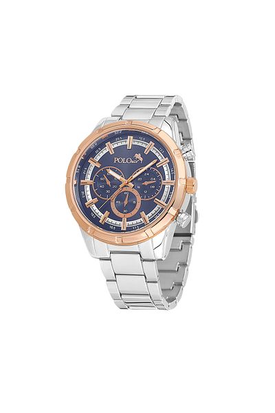 Polo Air Men's Sports Wristwatch Dark Blue Copper Case