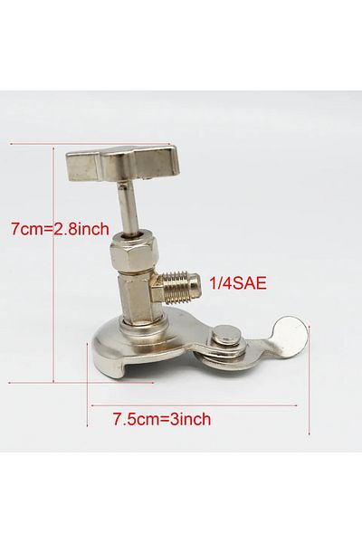 Choice Universal Can Tap Dispenser Valve For R12 R134a R22 R410 Refrigerant Charge Hose Car Refrigerant ...