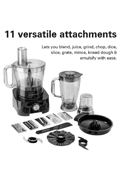 Hamilton Beach معالج طعام 11 في 1 بقوة 1000 واط