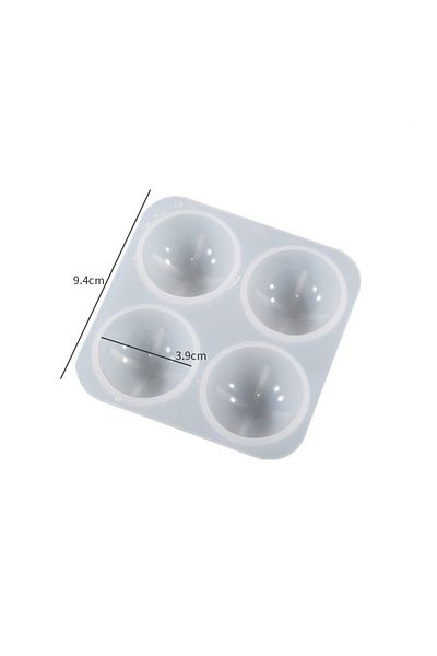 Choice Mold Diy Crystal Epoxy Resin Mold Hemisphere Gem Pendant Silicone Mold