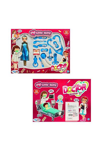 My Little Baby Doctor Set for Girls - Boxed with Baby +3