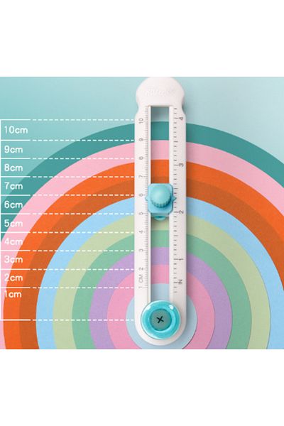 Choice 2-20cm 1 Piece Manual Circle Cutter - Precision Paper Trimmer For Greeting Cards, Scrapbooking And P