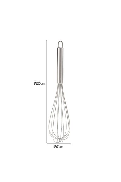Choice 12-inch Egg Beater Premium Stainless Steel Manual Egg Beater With 6 Wire Whisks For Kitchen Balloon