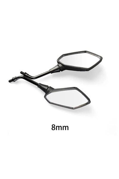 Choice 8 مم 2 قطعة/زوج 8 مم 10 مم مرآة دراجة نارية سكوتر دراجة كهربائية مرايا...