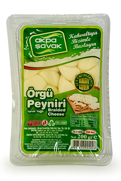 Ak-pa Şavak Akpa Şavak Örgü Peyniri (Net:200 gr)