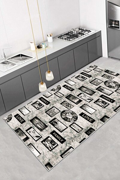 Non-Slip Washable Printed Runner Kitchen Rug Aisle Rug