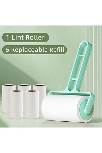 Choice 1 Roller-5 Refills Reusable Lint Remover For Clothes Pellet Remover Cat Hair Remover Washable Clothe