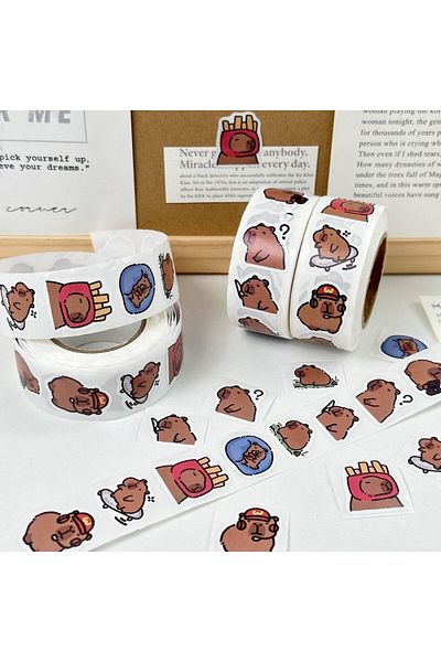 Choice 500pcs 500pcs Capybara Stickers Decals Diy Phone Notebook Suitcase Laptop Fridge Kids Toys Sticker S