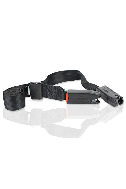 Choice حزام توصيل واجهة Isofix/Latch باللون الأسود، حزام بنقطتين، حزام مقعد م...