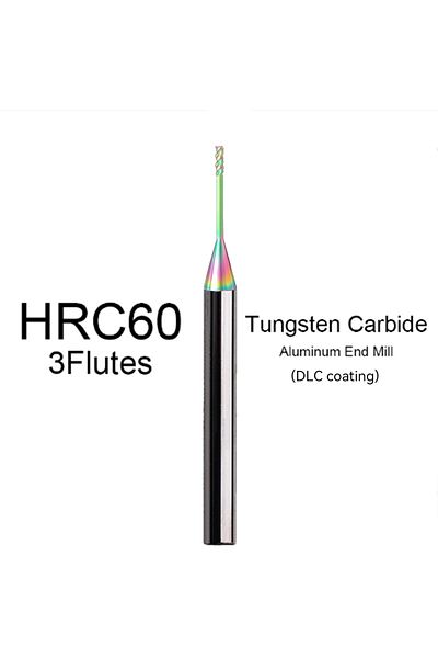 Choice D3.0-l20.0-h04 Carbide End Mill Hrc60 3flute Tungsten Milling Cutter Cnc Router Long Flute Endmills