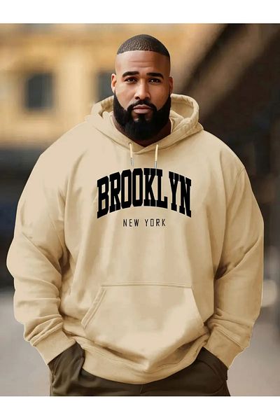 aynewmoda Brooklyn Printed Hoodie Sweatshirt