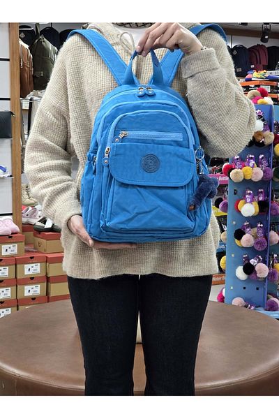 MY POLO 2114-8675 Mini rucsac de zi cu zi, impermeabil, căptușit cu mai multe compartimente, pentru femei