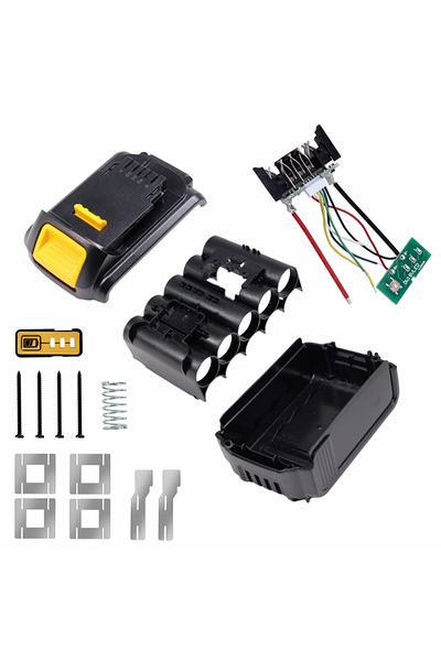 Choice Kit 10-core Battery Case For Dewalt 18v/20v Li-ion Battery Shell Box With Bms Pcb Board Charging Pro