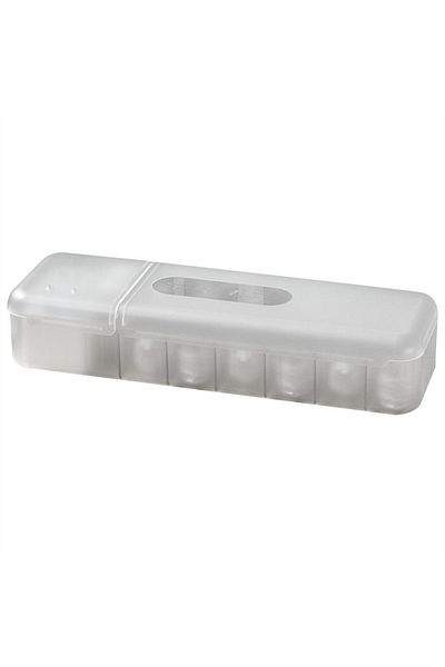 Choice White With 7 Compartments Organizer Charger Cord Storage Box Data Cable Storage Case Reusable Cable
