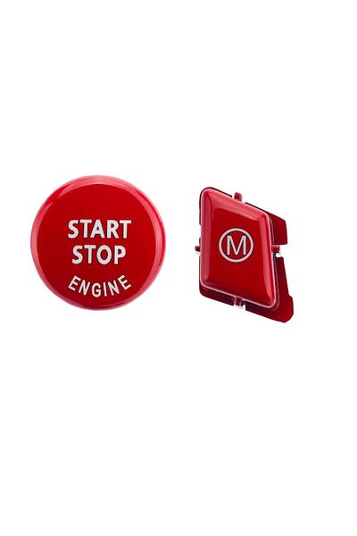 Choice 3 Series 2007-2013 Red Car Steering Wheel M Alphabet Mode & Start Stop Engine Button Fit For Bmw 3
