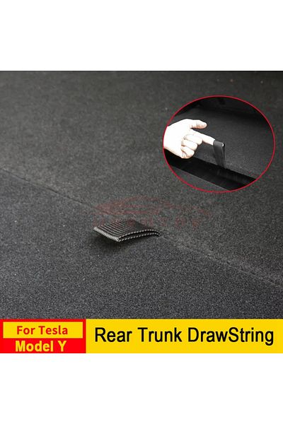 Choice Car Rear Trunk Rope Draw String Hook Loop High Strength Oxford Fabric Organizer for Tesla Model Y...