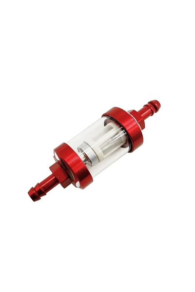 Choice B Red 8mm Cnc Glass Gas Fuel Gasoline Oil Filter For Ktm Kawasaki Honda Yamaha Atv 125/140/150/160cc