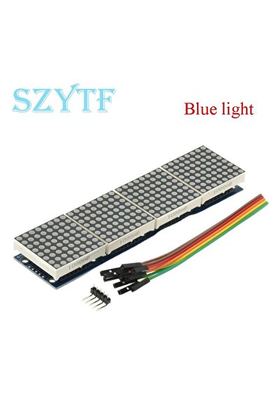 Choice وحدة عرض LED من نوع SZYTF، بإضاءة زرقاء، 1/2/4/8 بت، MAX7219، 60×60، م...