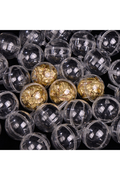 Choice 50 pcs 50Pcs Clear Cholate Box Truffle Liner Flower Candy Box Bouquet ...